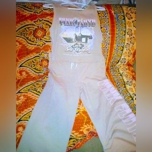 Brand New Pink Floyd Live In New York Sweat Pants and tank top in perfect condit